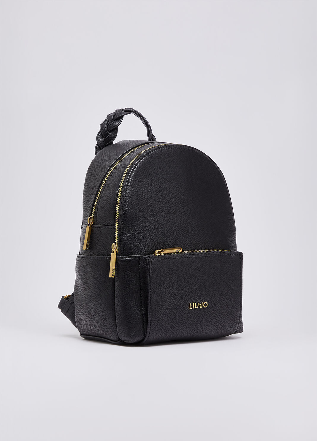 Backpack with logo black Liu Jo - large image number 1