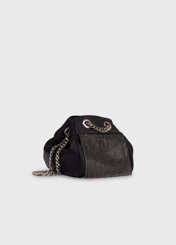 Beuteltasche mit Fransen Schwarz Liu Jo - large image number 1 Beuteltasche mit Fransen Schwarz Liu Jo - large image number 1