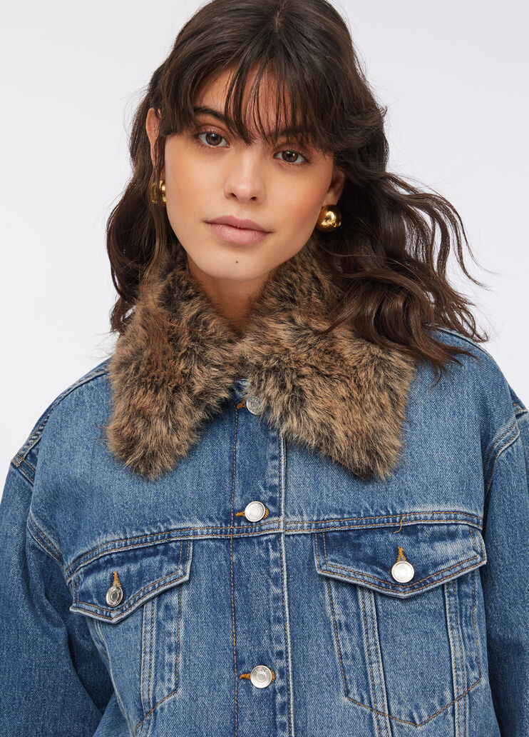 Denim jacket light blue denim Liu Jo - large image number 3