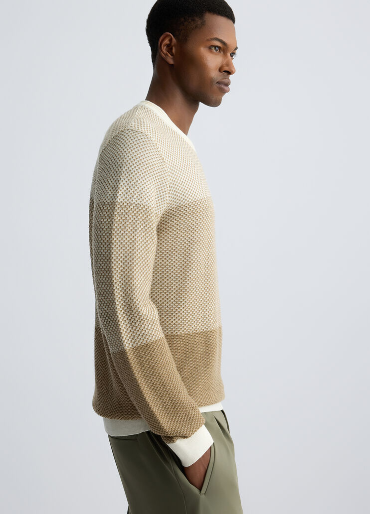 Wool colour-block jumper colour-block beige Liu Jo - medium Wool colour-block jumper colour-block beige Liu Jo - medium