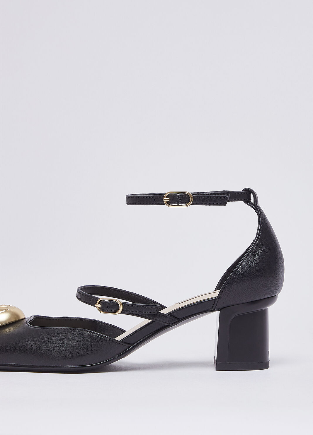 Two-piece leather pumps black Liu Jo - large image number 5