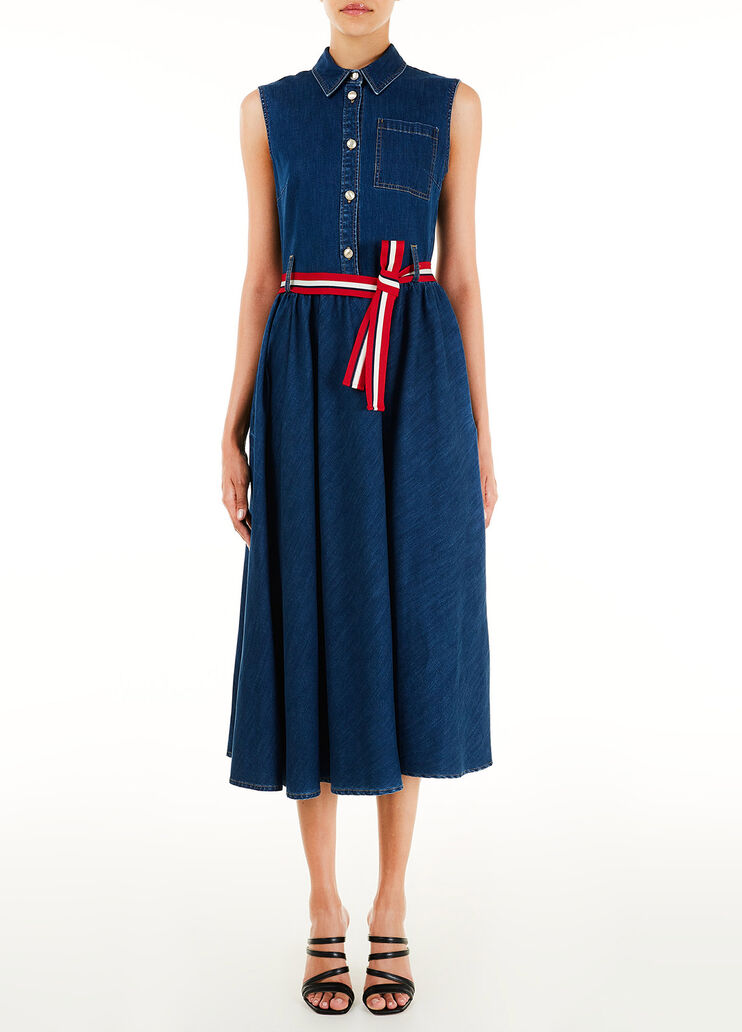 Eco-friendly denim dress Blue denim Liu Jo - large image number 0 Eco-friendly denim dress Blue denim Liu Jo - large image number 0