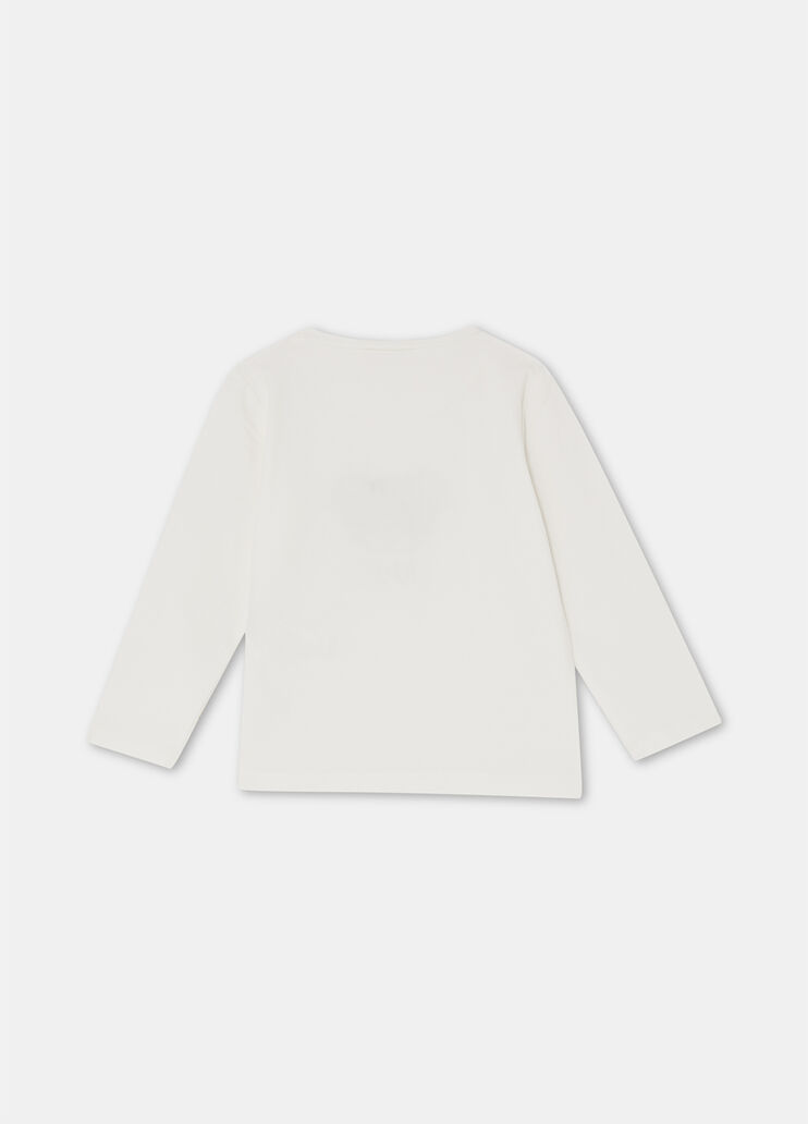 Cotton T-shirt with print white Liu Jo - large image number 3 Cotton T-shirt with print white Liu Jo - large image number 3