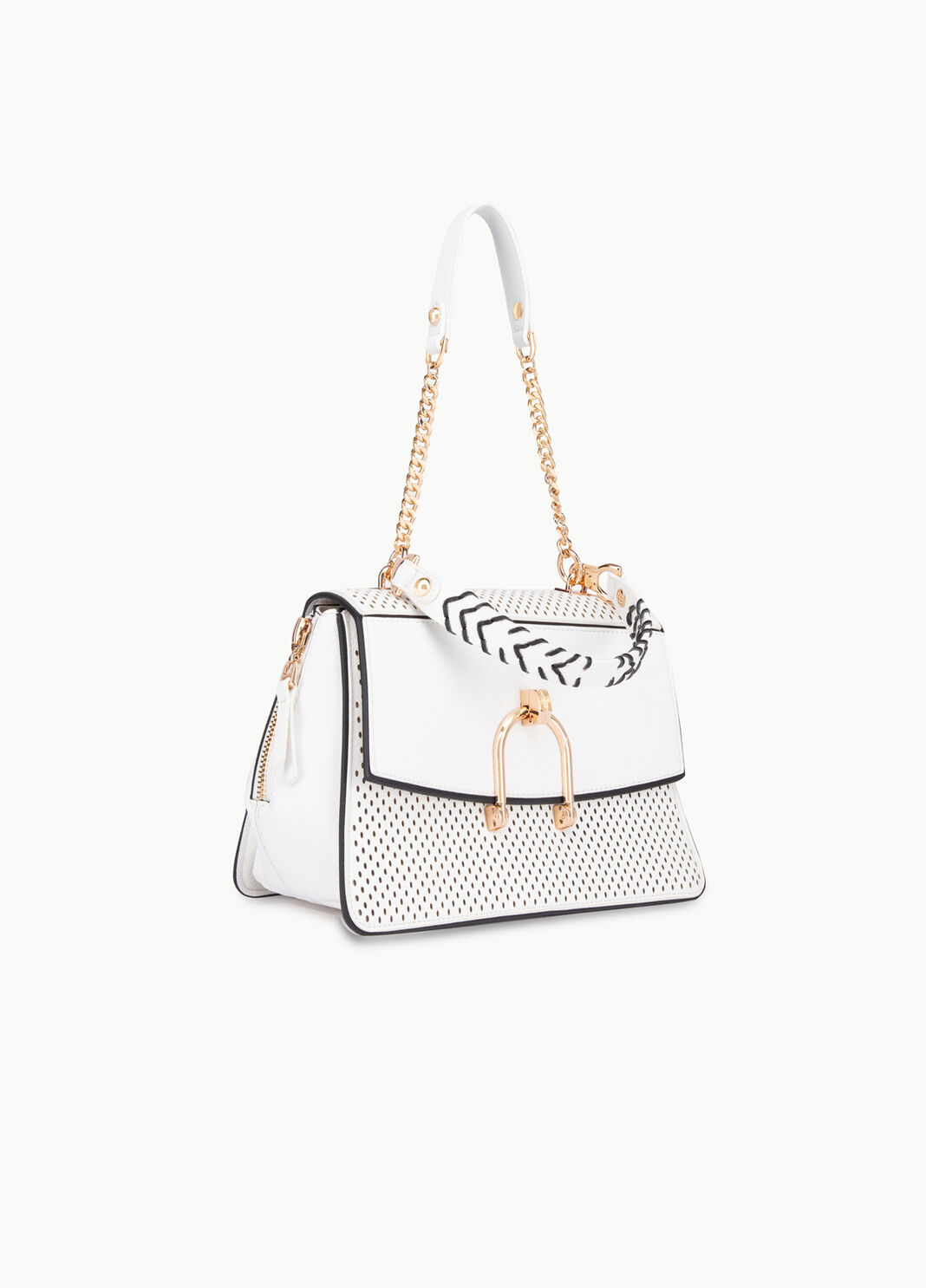 Borsa a mano traforata Bianco lana Liu Jo - large image number 1