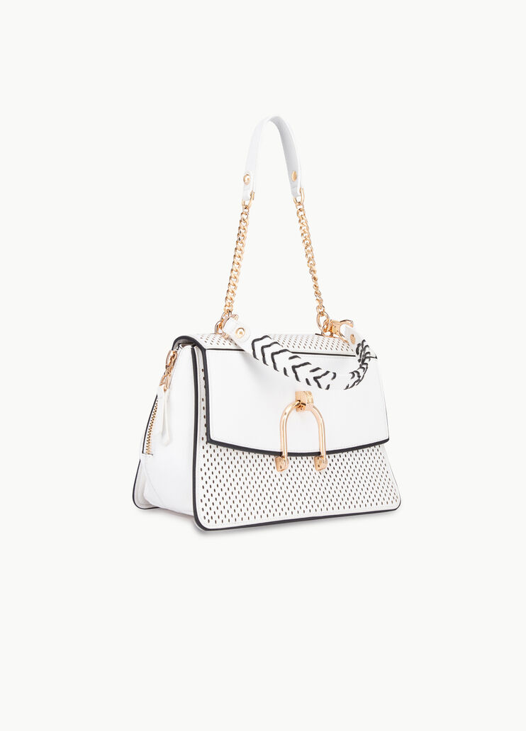 Borsa a mano traforata Bianco lana Liu Jo - large image number 1 Borsa a mano traforata Bianco lana Liu Jo - large image number 1