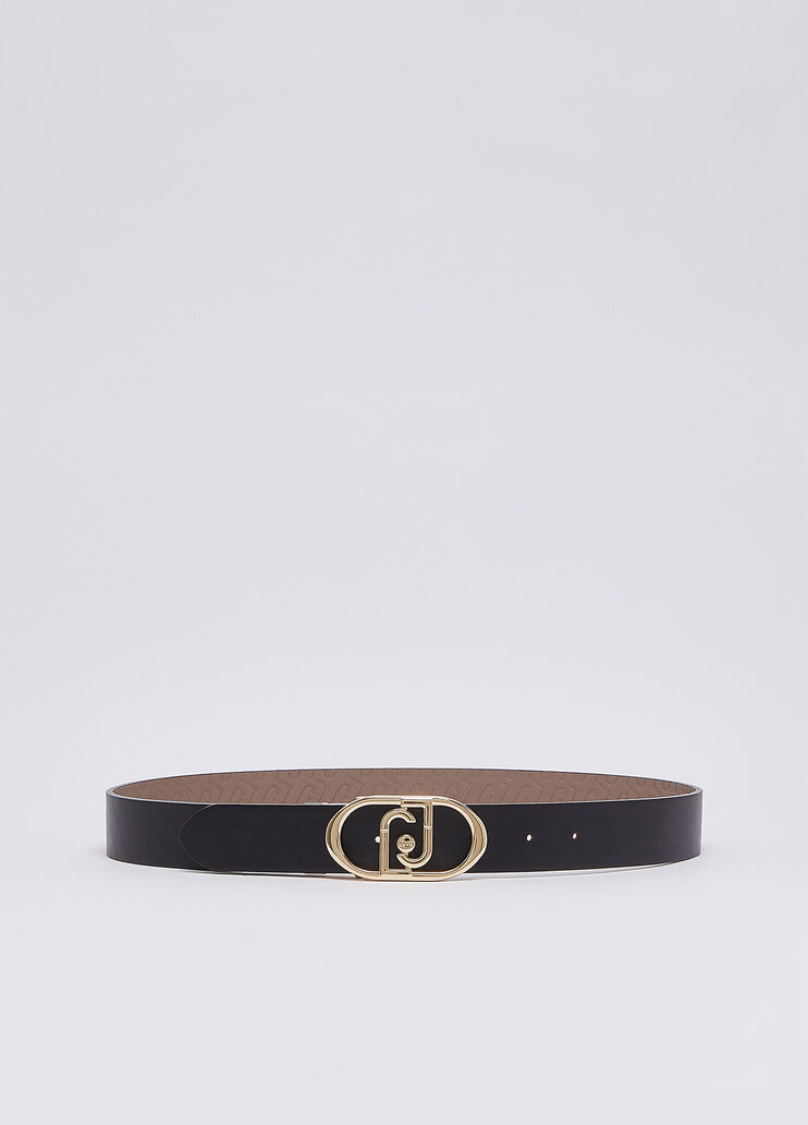 Belt reversible with logo mocha Liu Jo - medium