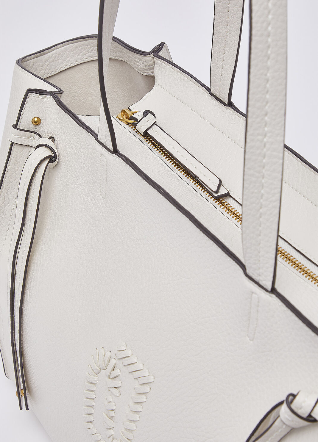Large tote bag cream Liu Jo - large image number 5