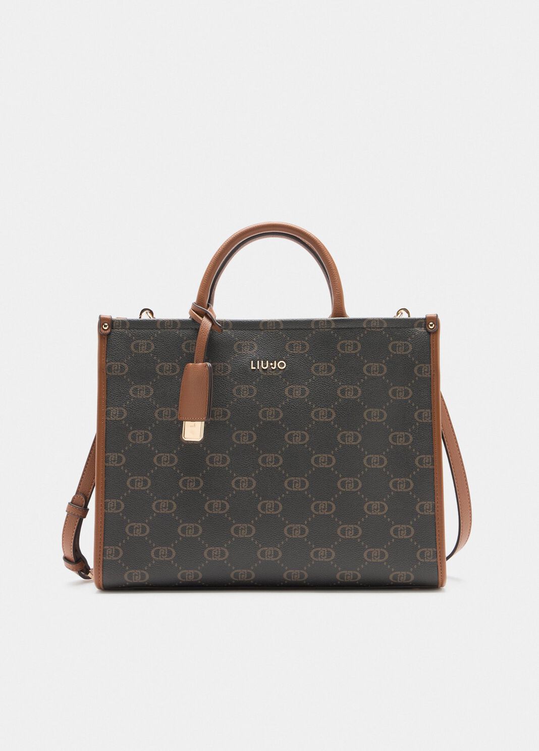 Medium Liu Jo Better shopping bag gingerbread Liu Jo - large image number 1