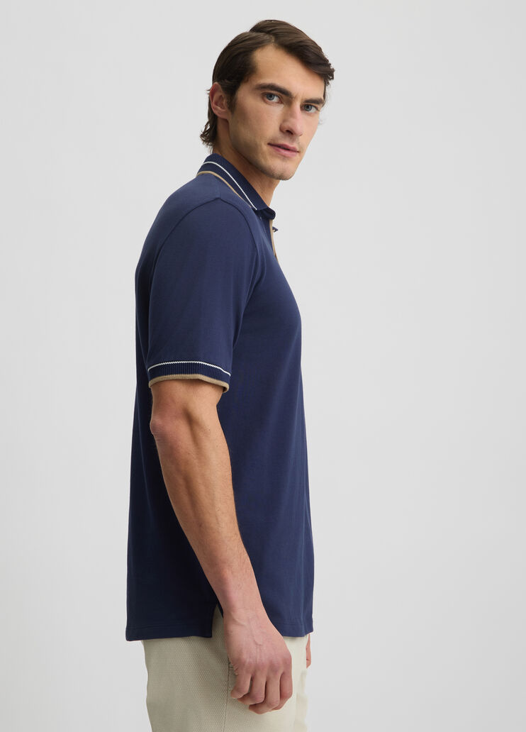 T-shirt with Cuban collar Blue Liu Jo - medium T-shirt with Cuban collar Blue Liu Jo - medium