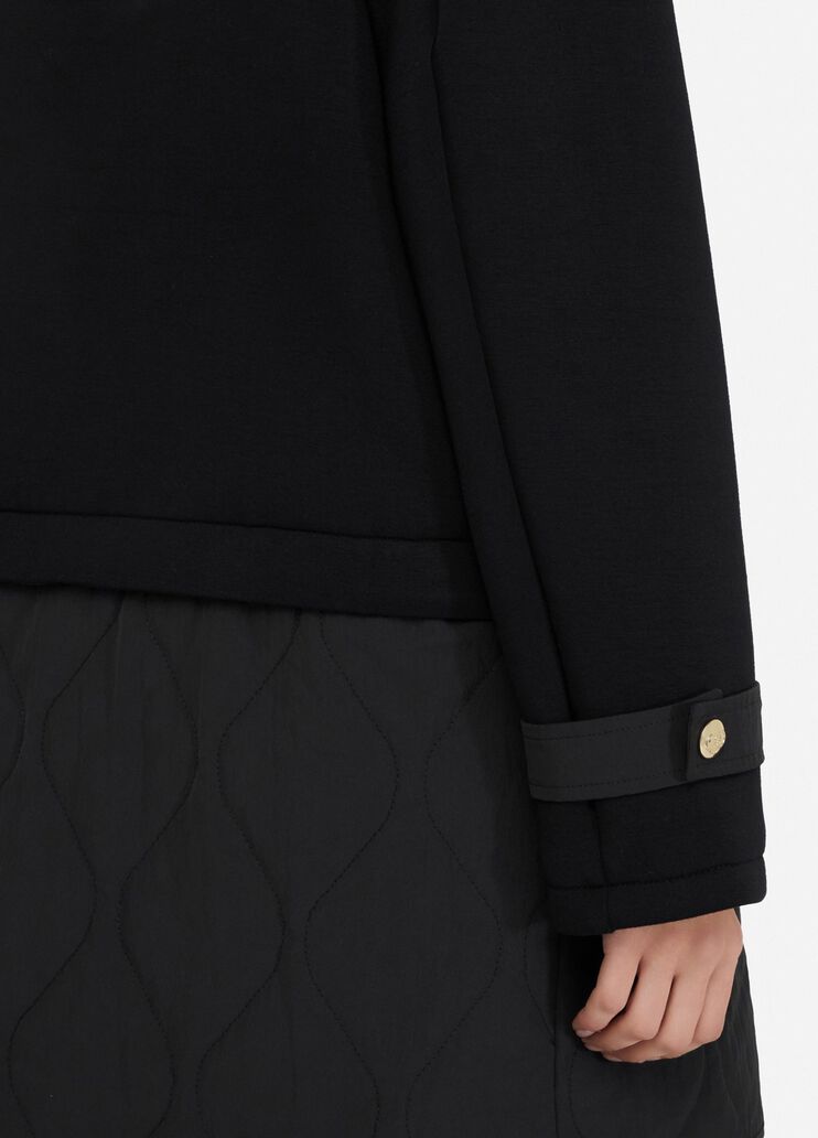 Veste en néoprène et nylon noir Liu Jo - large image number 4