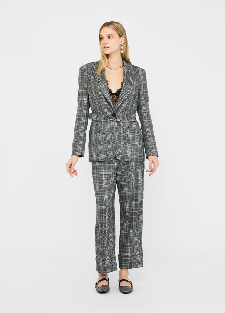 Glen plaid trousers glen plaid Liu Jo - medium Glen plaid trousers glen plaid Liu Jo - medium