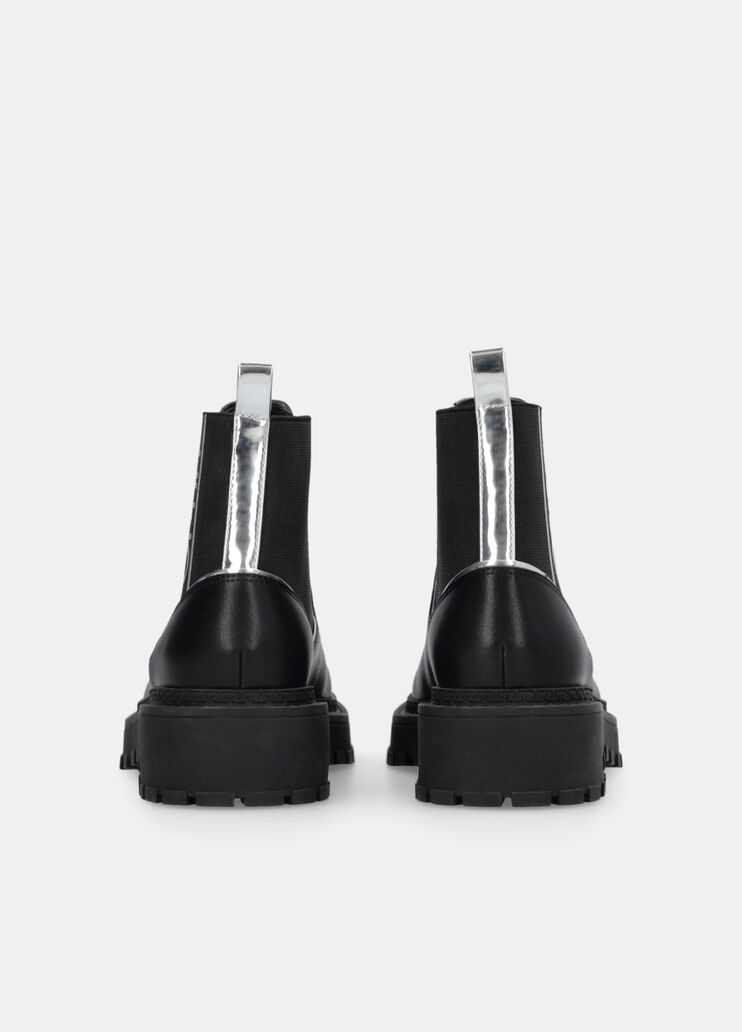 Leather beatles ankle boots black Liu Jo - large image number 7