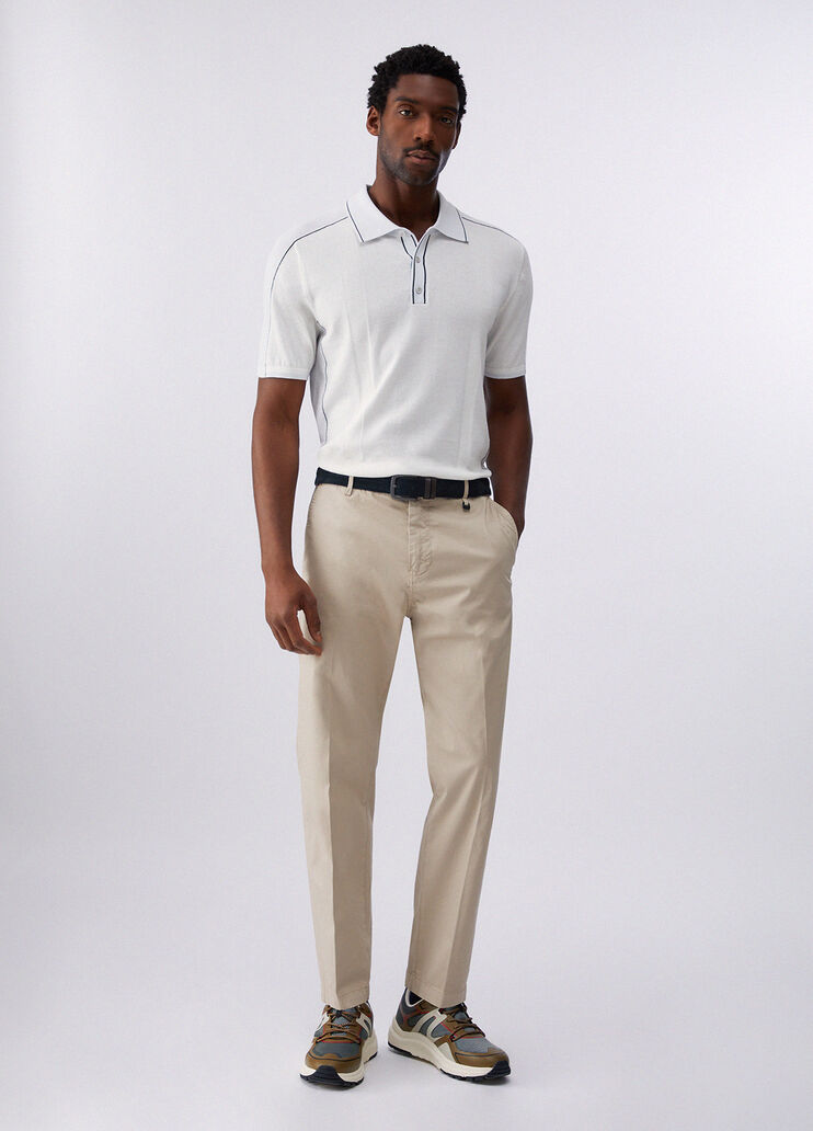 Chinohose mit Tunnelzug Beige Liu Jo - medium