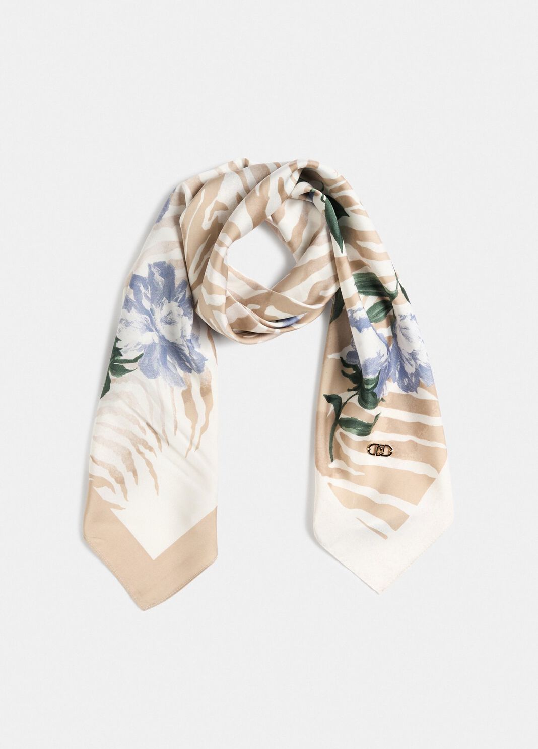 Bedrucktes Tuch Zebrabeige Liu Jo - large image number 0