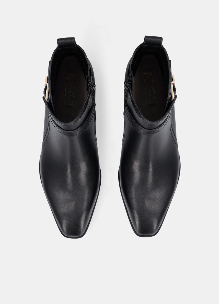 Leather ankle boots black Liu Jo - large image number 4