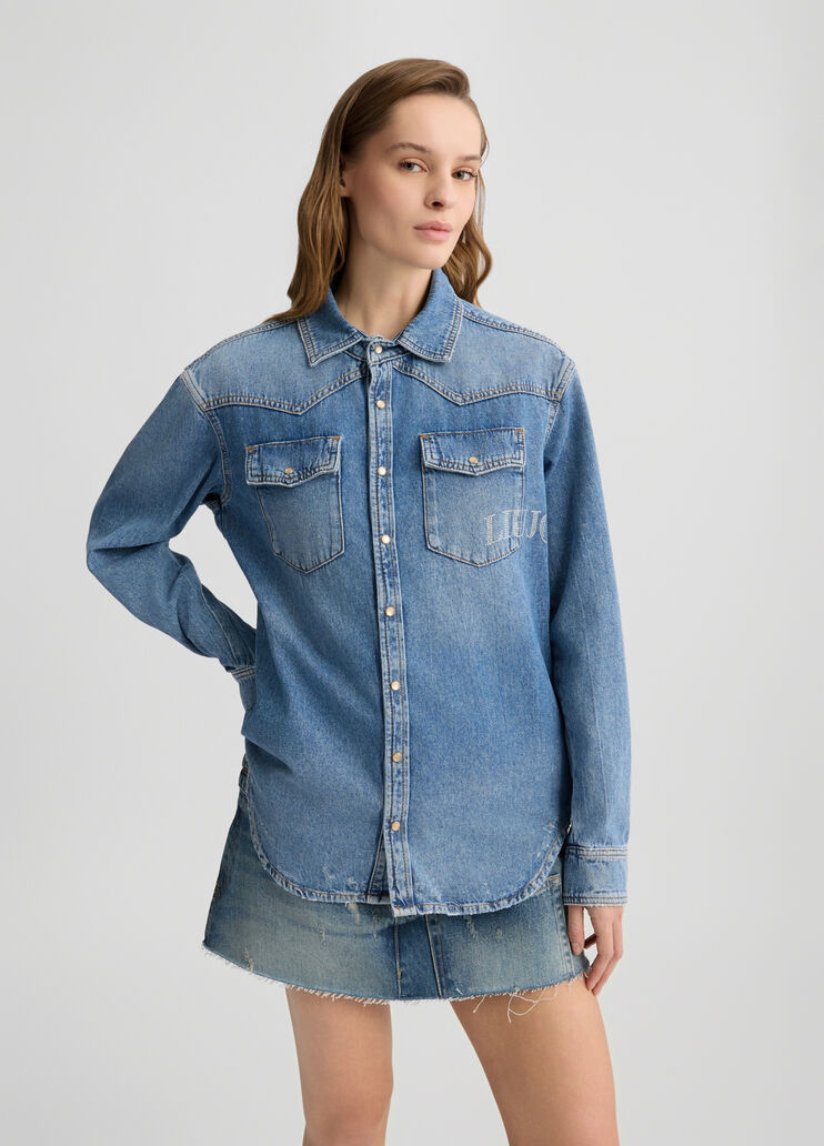 Denim shirt Blue denim Liu Jo - medium Denim shirt Blue denim Liu Jo - medium