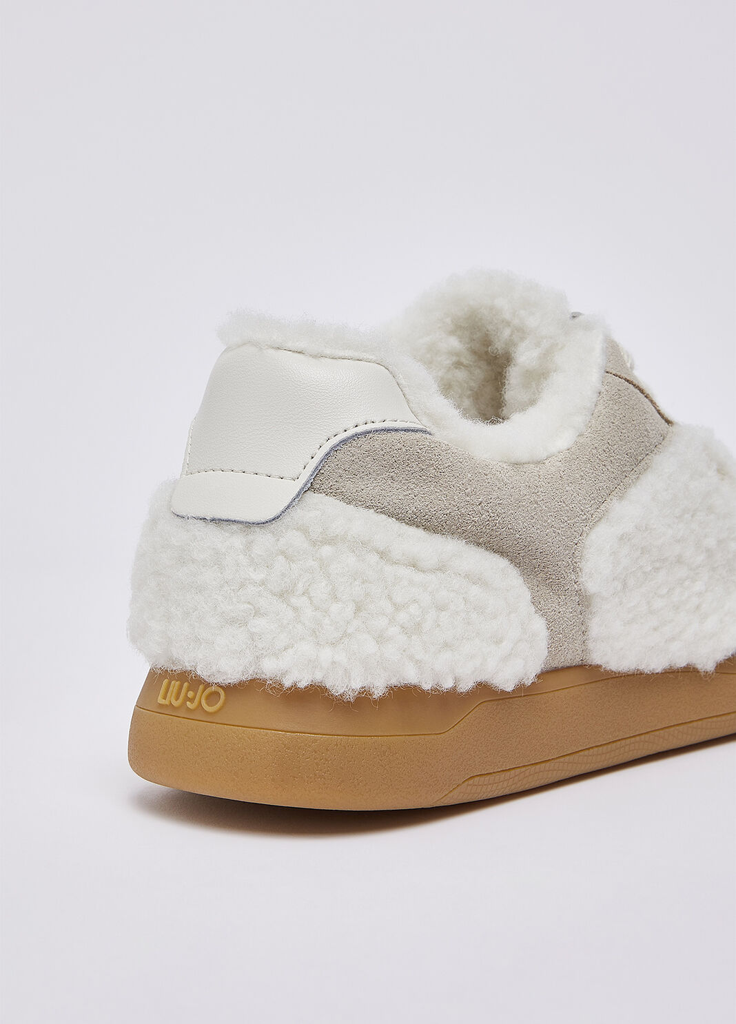 Teddy Fabric Sneakers milky white Liu Jo - large image number 6