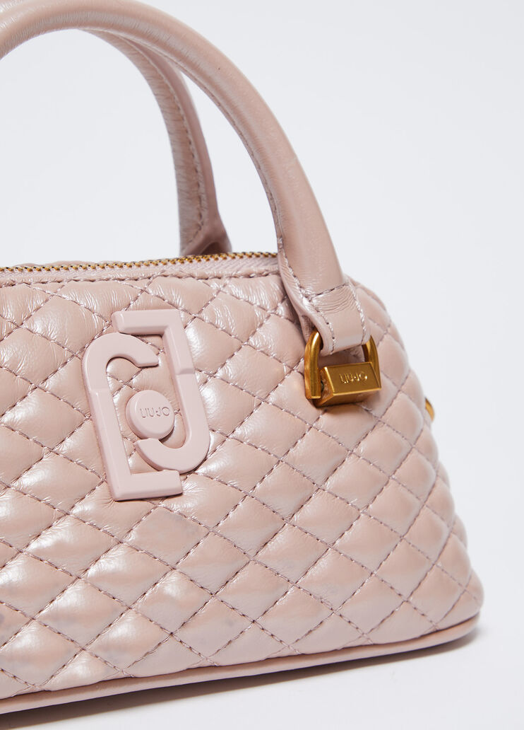 Sac petit format brillant matelassé rose Liu Jo - large image number 3