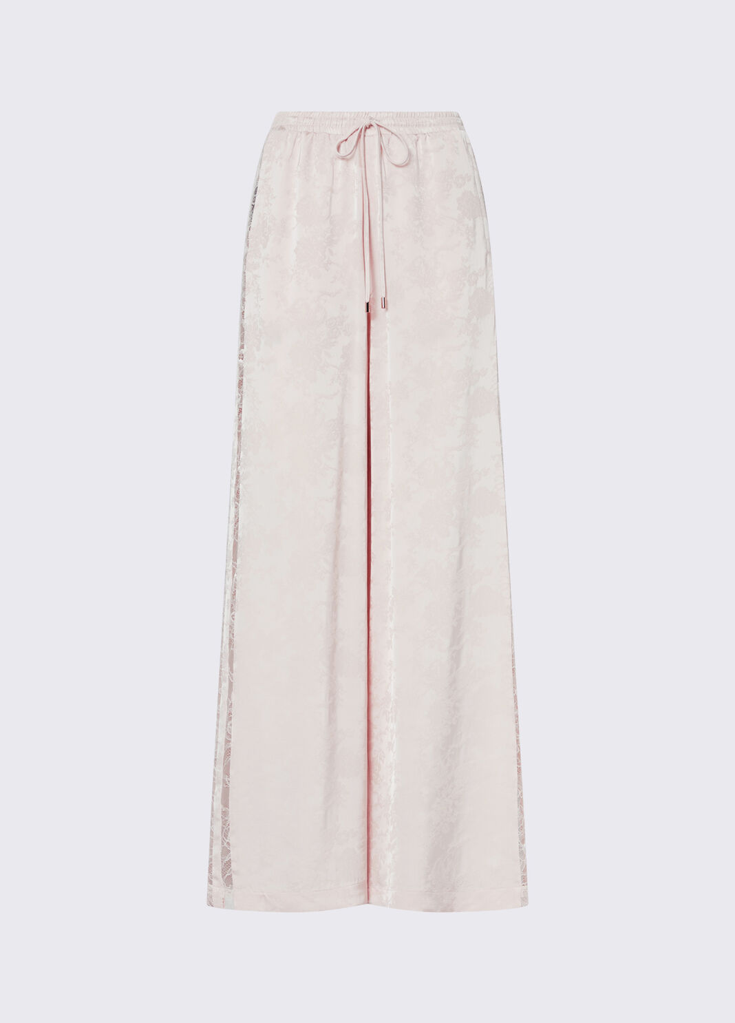 Trousers jacquard with lace valencienne cream Liu Jo - large image number 6