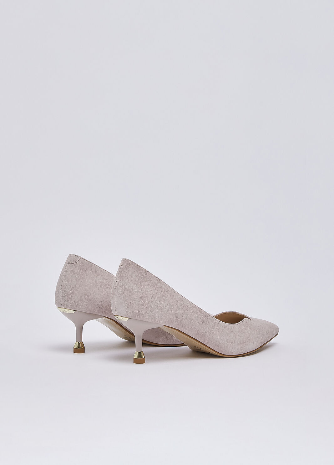 Pumps in suede with heel low pink Liu Jo - large image number 2