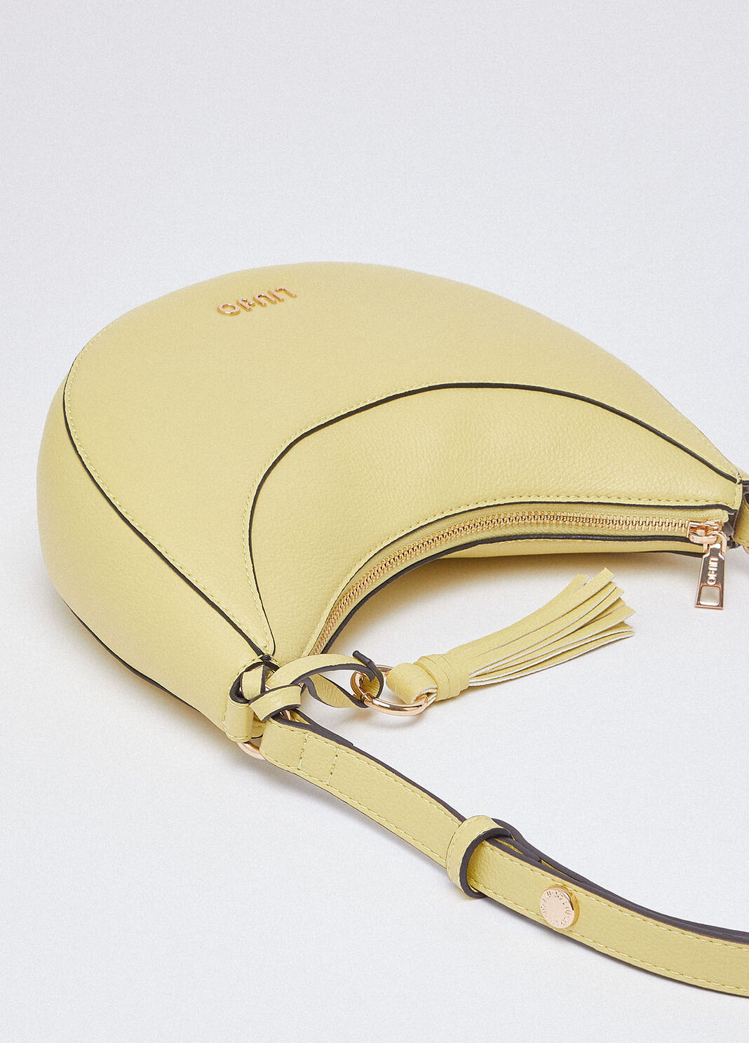 Sac hobo format moyen avec charm jaune Liu Jo - large image number 4