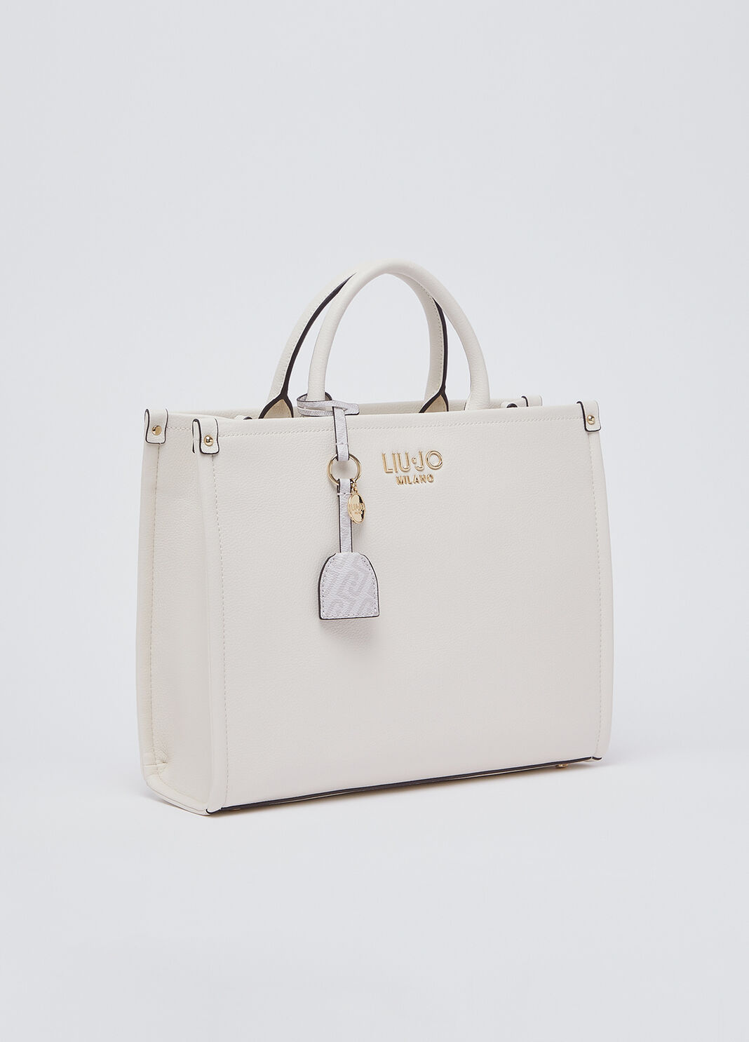 Mittelgro&szlig;e Handtasche mit Anh&auml;nger Creme Liu Jo - large image number 2