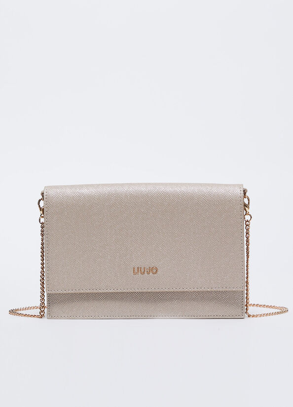 Mini crossbody bag light gold Liu Jo - large image number 1