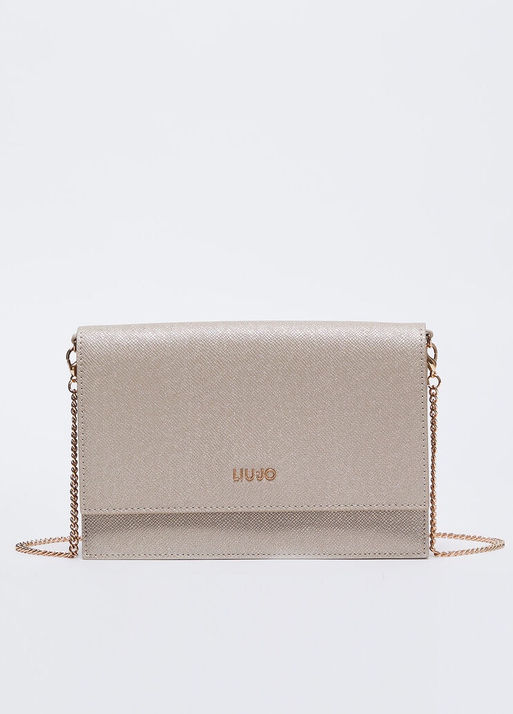 Mini crossbody bag light gold Liu Jo - large image number 1 Mini crossbody bag light gold Liu Jo - large image number 1