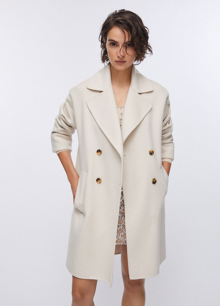 Cappotto in lana bianco Liu Jo - large image number 0