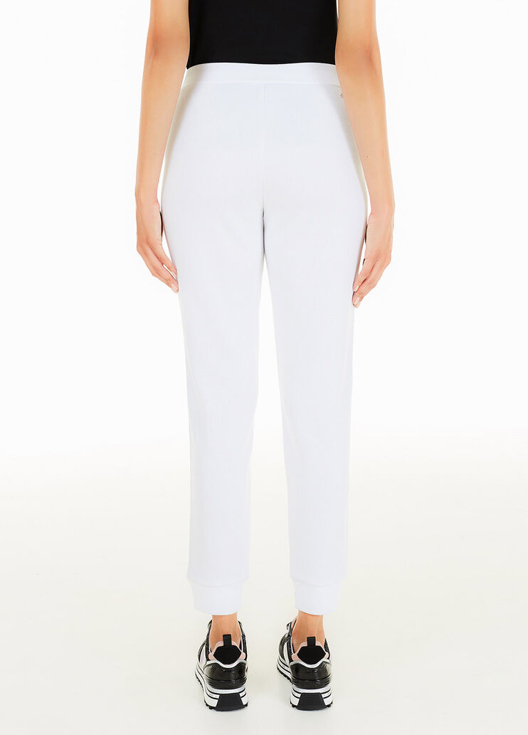 Joggings with precious stones White Liu Jo - large image number 1 Joggings with precious stones White Liu Jo - large image number 1