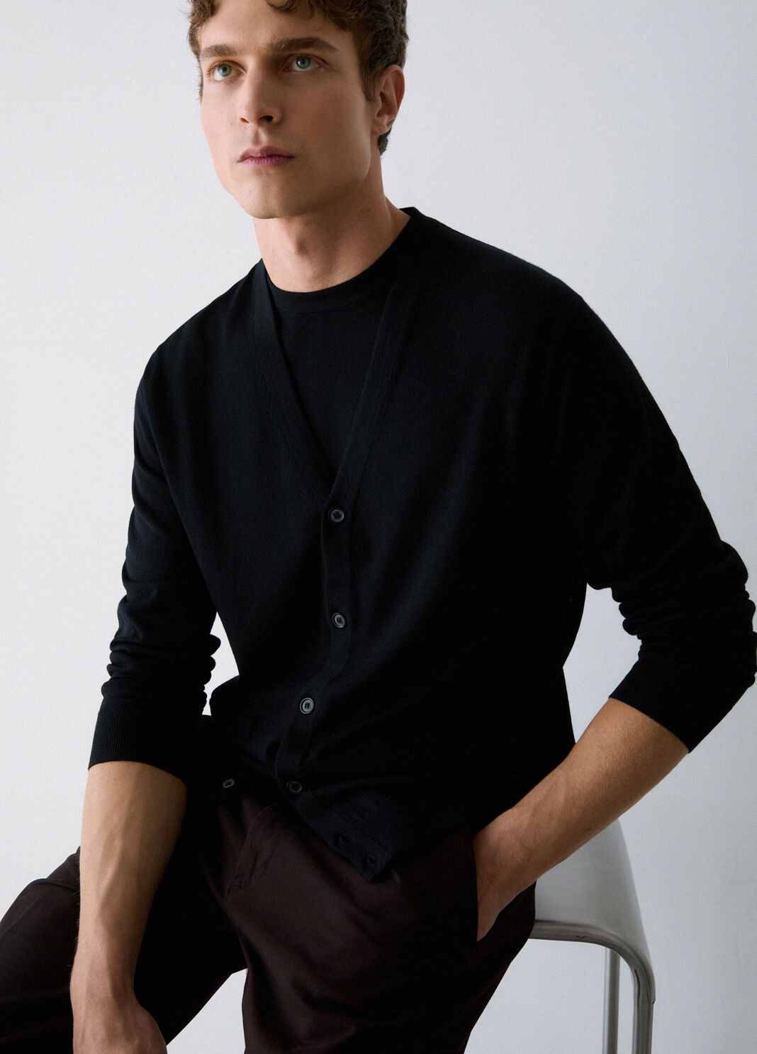 Pure Wool Cardigan black Liu Jo - large image number 5