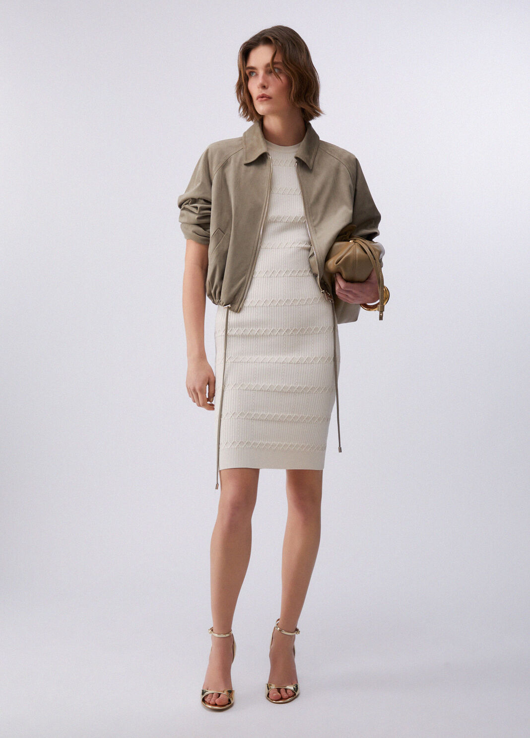 Short knit dress cappuccino Liu Jo - large image number 5