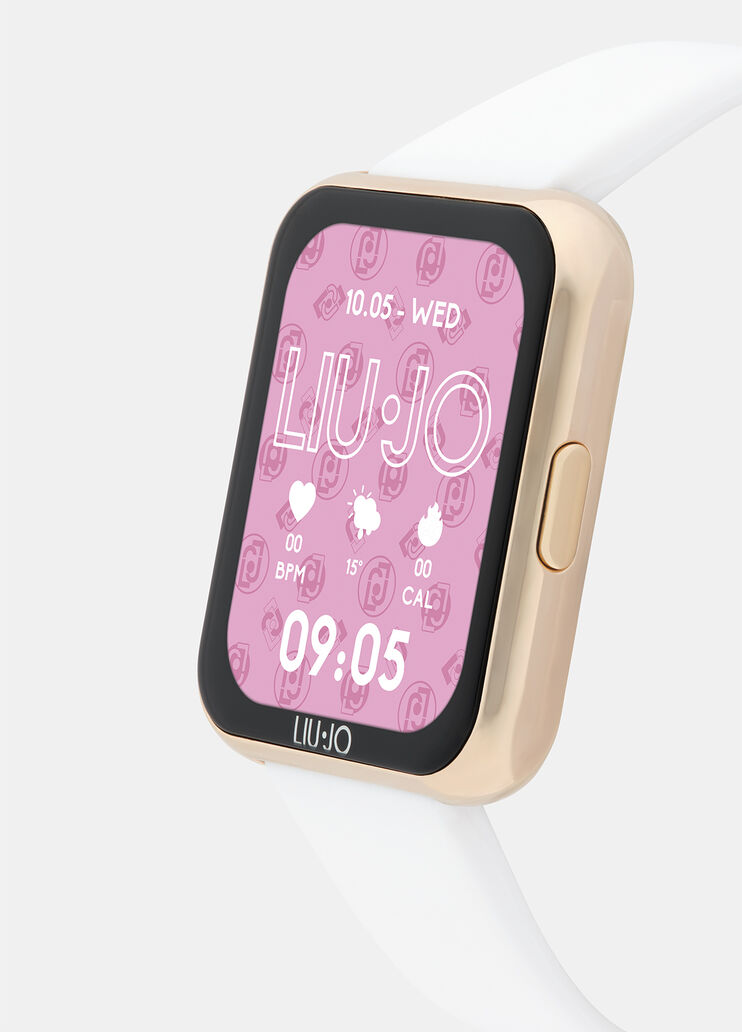 Smartwatch with silicone strap white Liu Jo - medium Smartwatch with silicone strap white Liu Jo - medium