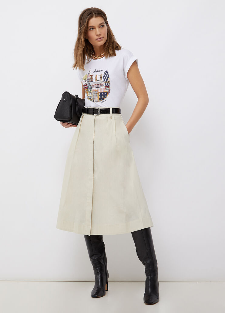 Gonna Liu Jo Better con cintura panna Liu Jo - large image number 3