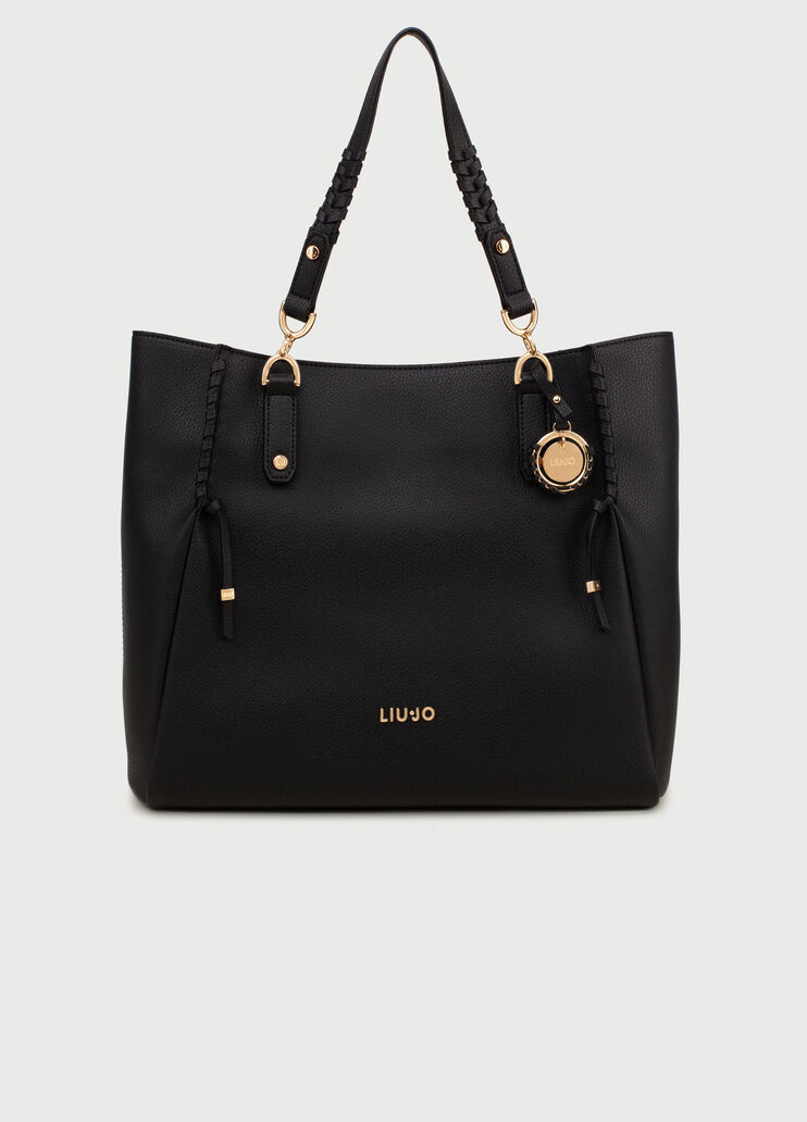 Bolso tote con charm Negro Liu Jo - large image number 0 Bolso tote con charm Negro Liu Jo - large image number 0