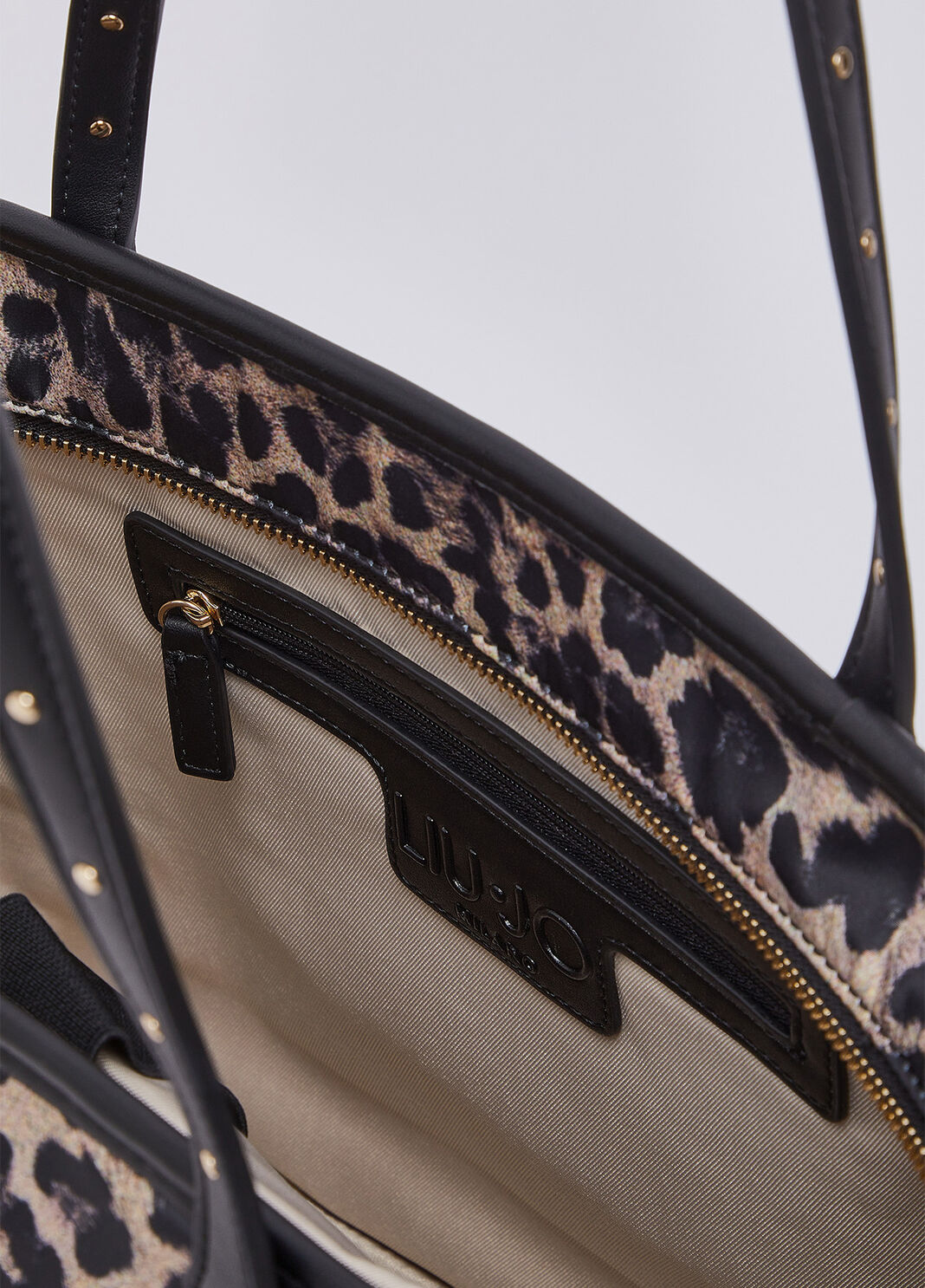 Bag tote medium animal-print black animal print Liu Jo - large image number 6