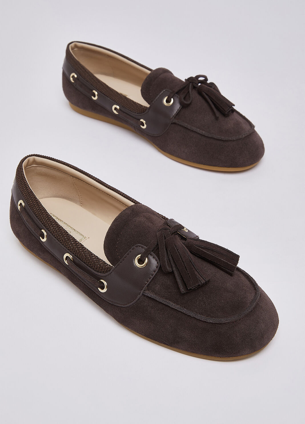 Suede loafers with tassels mocha Liu Jo - large image number 7