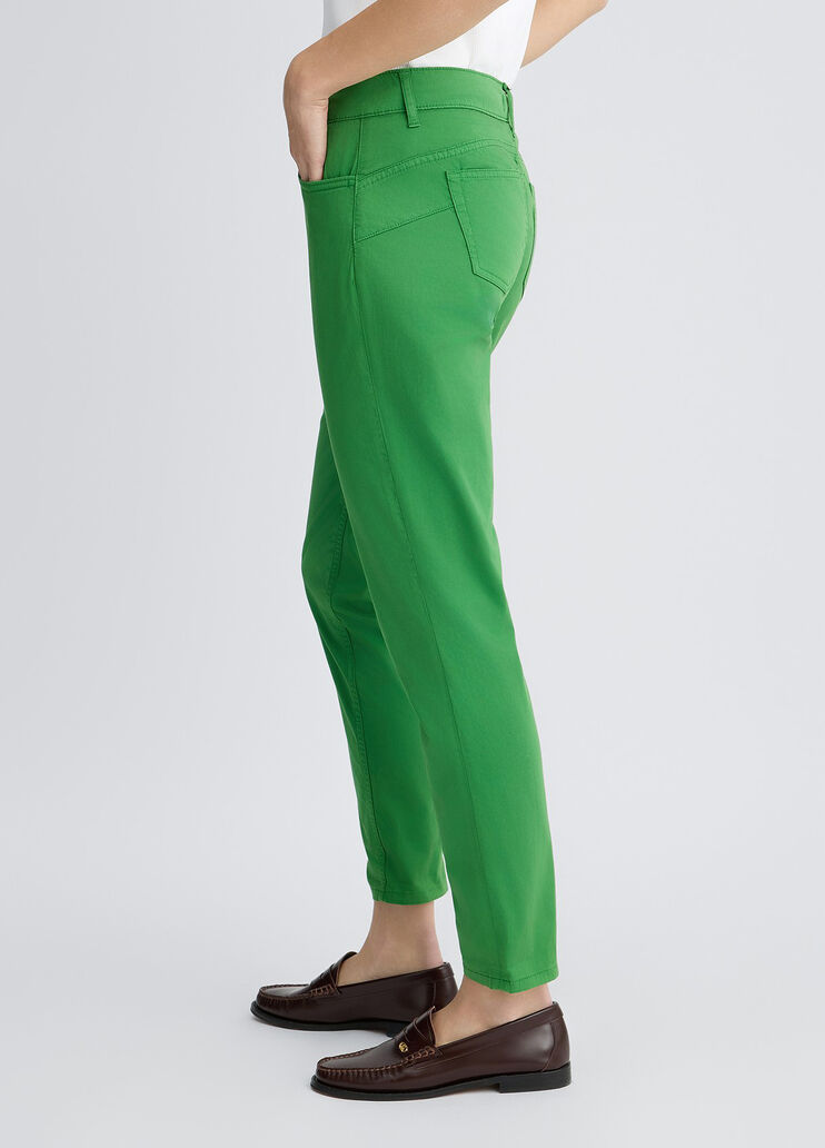 Cropped skinny trousers green Liu Jo - large image number 3 Cropped skinny trousers green Liu Jo - large image number 3