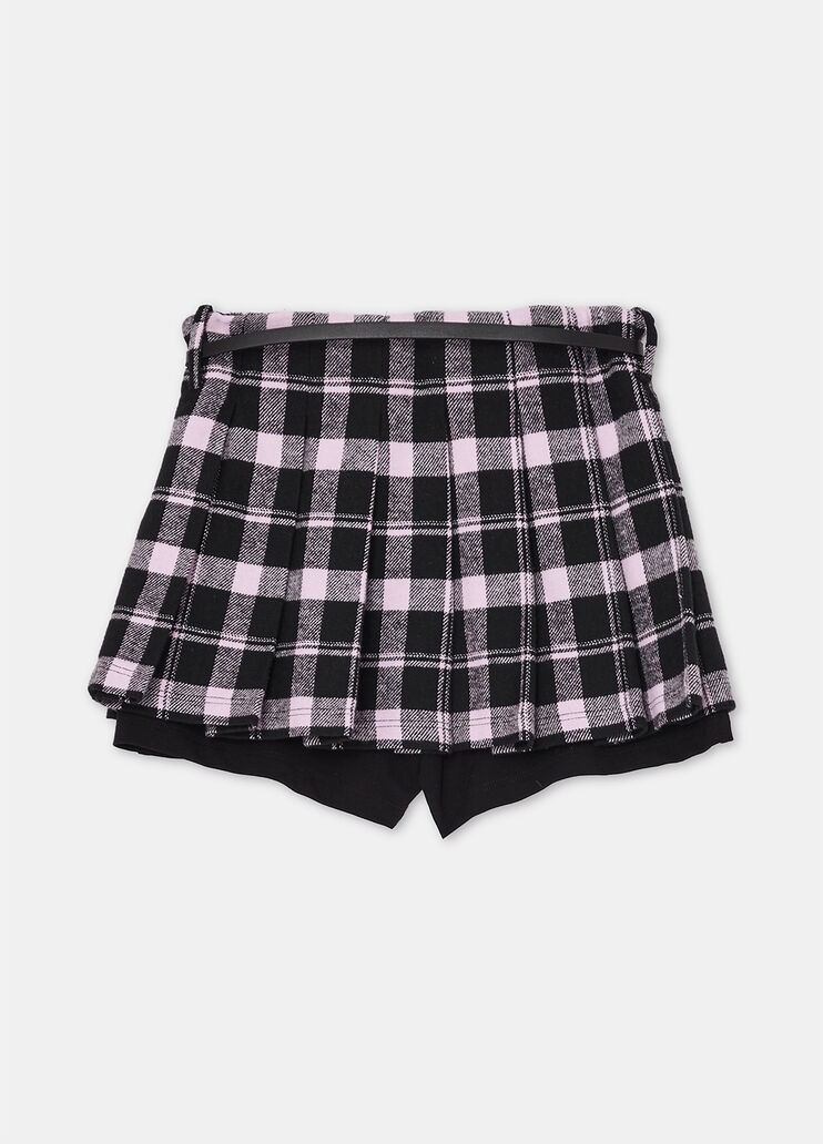 Chequered cotton skirt pink check Liu Jo - large image number 4