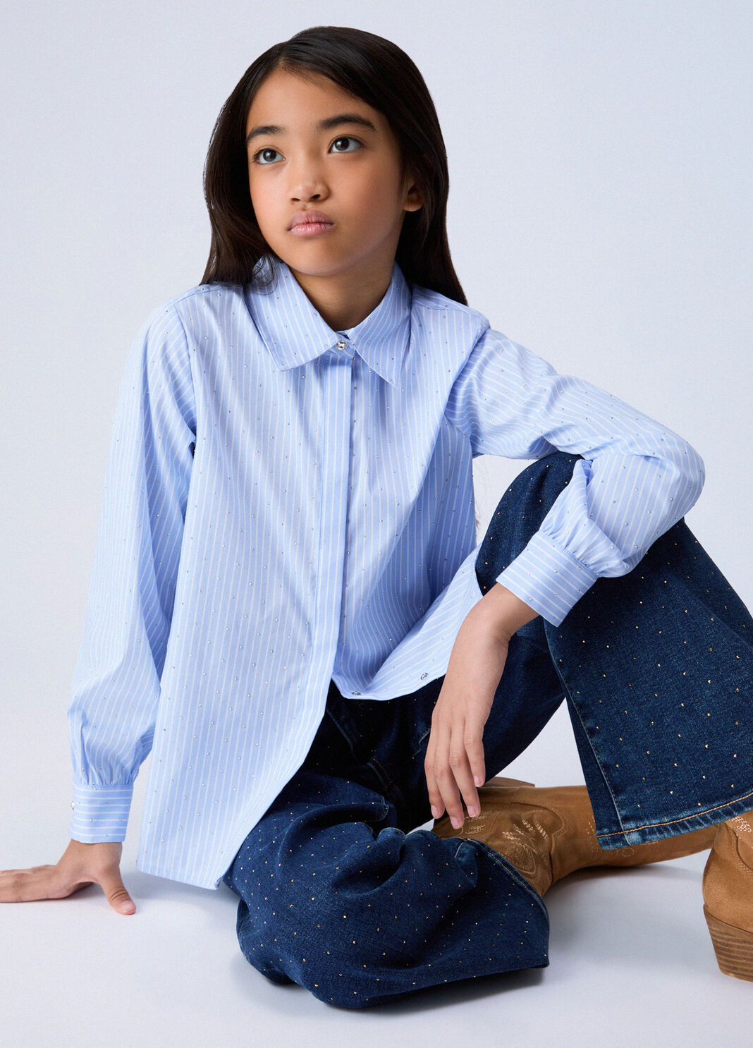 Poplin Shirt light blue Liu Jo - large image number 0