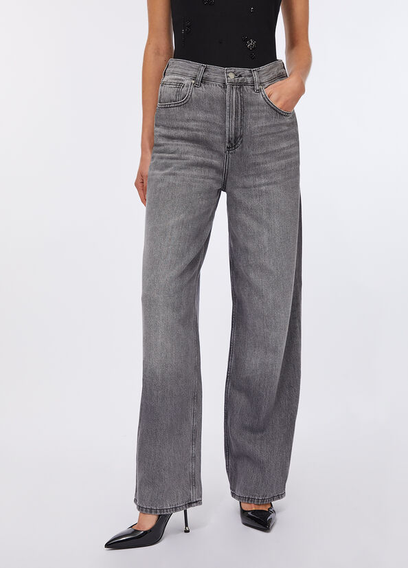 Liu Jo Better baggy jeans grey denim Liu Jo - large image number 0