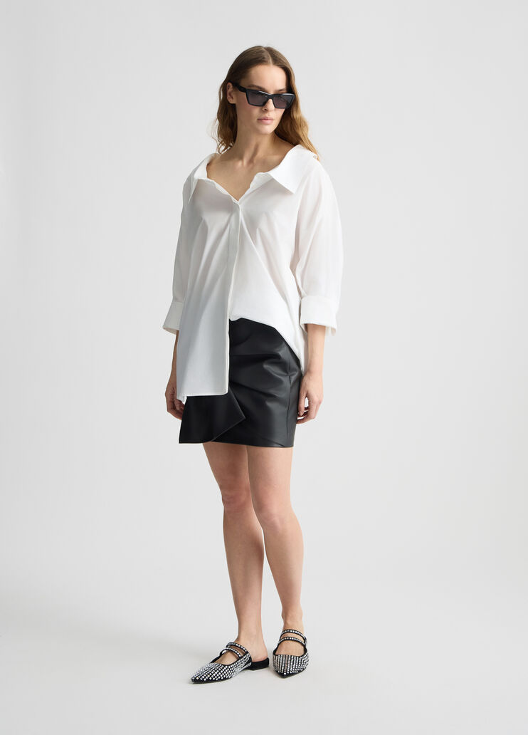 White poplin shirt white Liu Jo - medium White poplin shirt white Liu Jo - medium