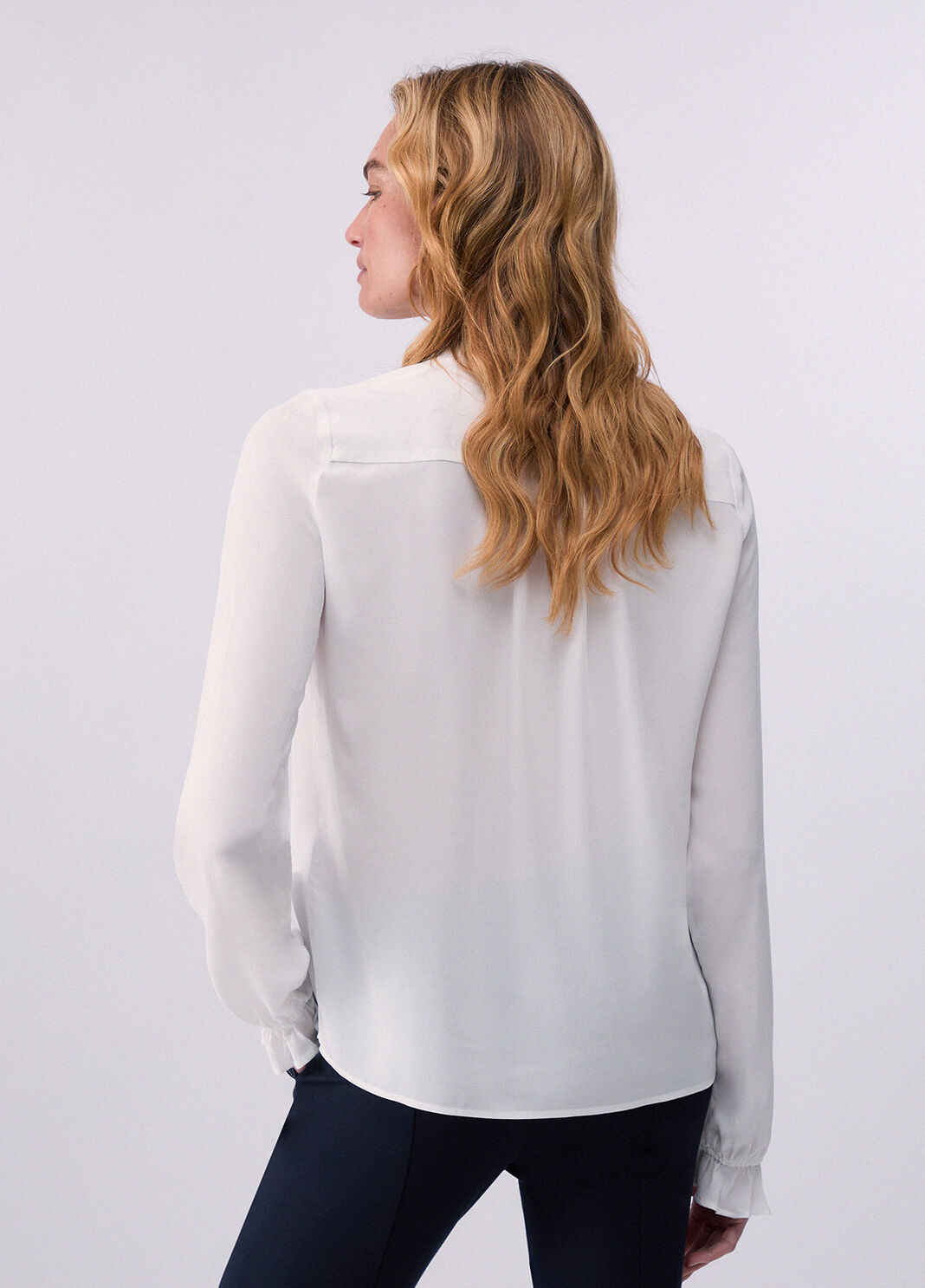 Georgette blouse white Liu Jo - large image number 1