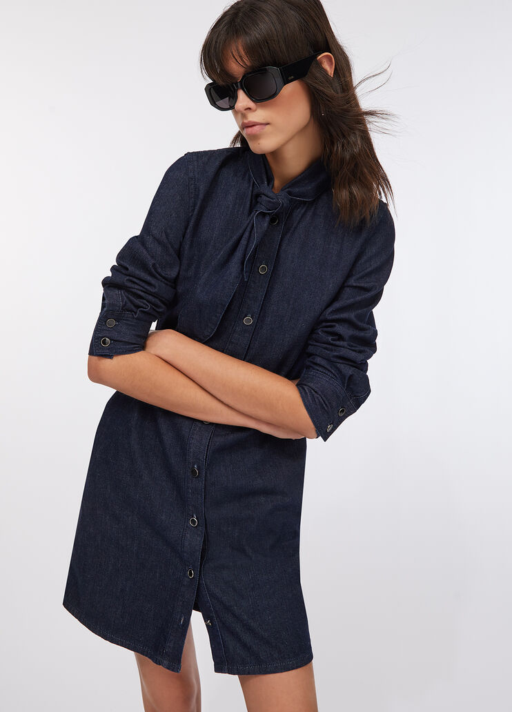 Abito chemisier in denim lavaggio classico Liu Jo - large image number 2