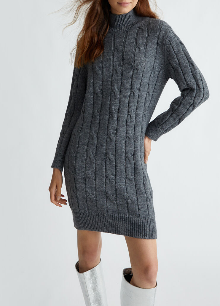 Vestido de punto gris Liu Jo - medium Vestido de punto gris Liu Jo - medium