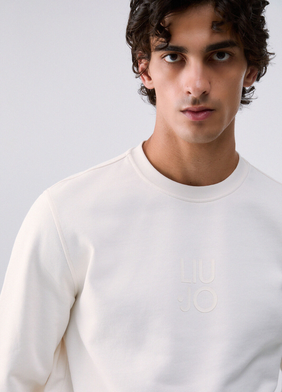 Sweatshirt with Logo white Liu Jo - large image number 4