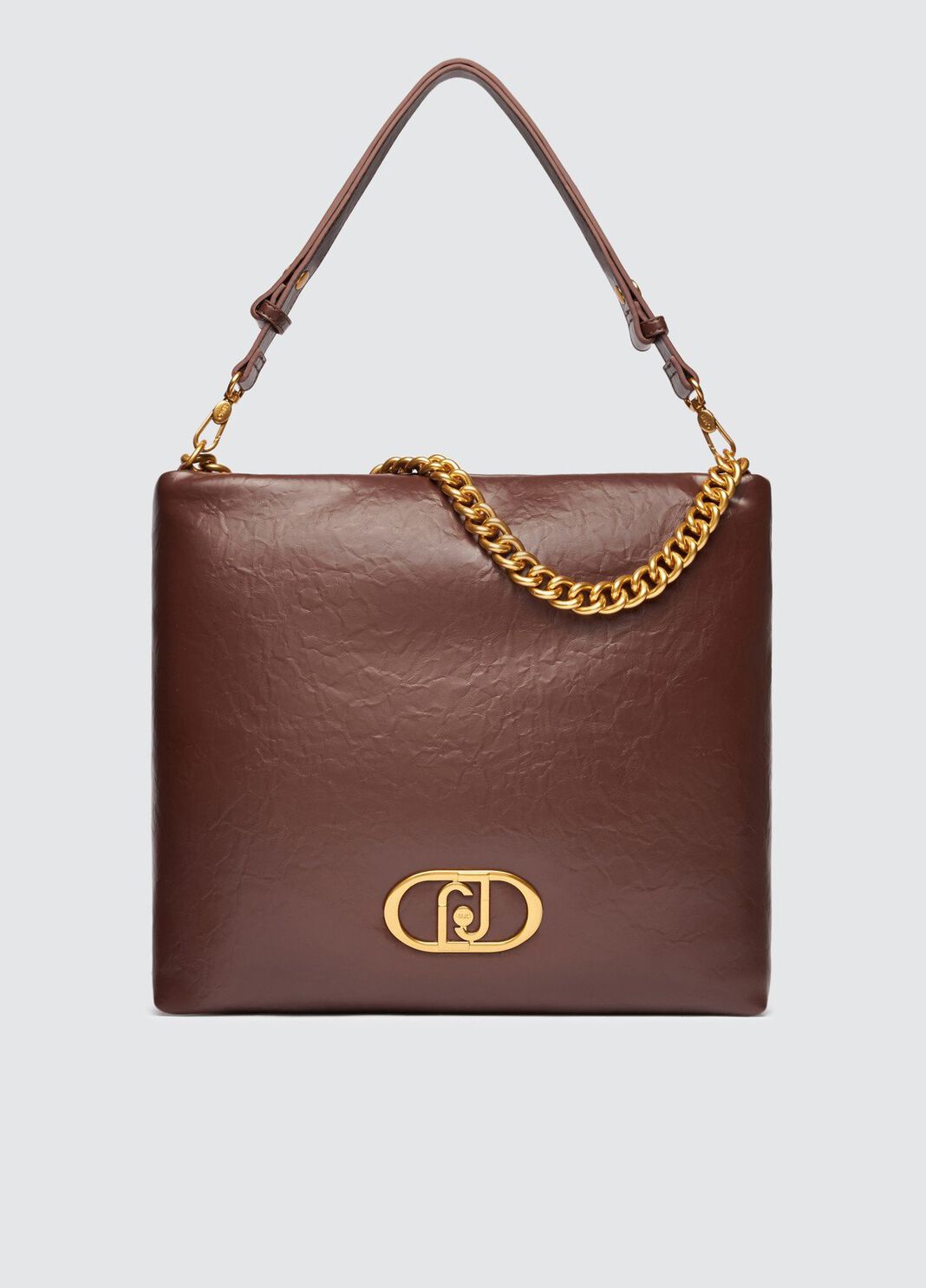 Medium LaPuffy hobo bag dark brown Liu Jo - large image number 0
