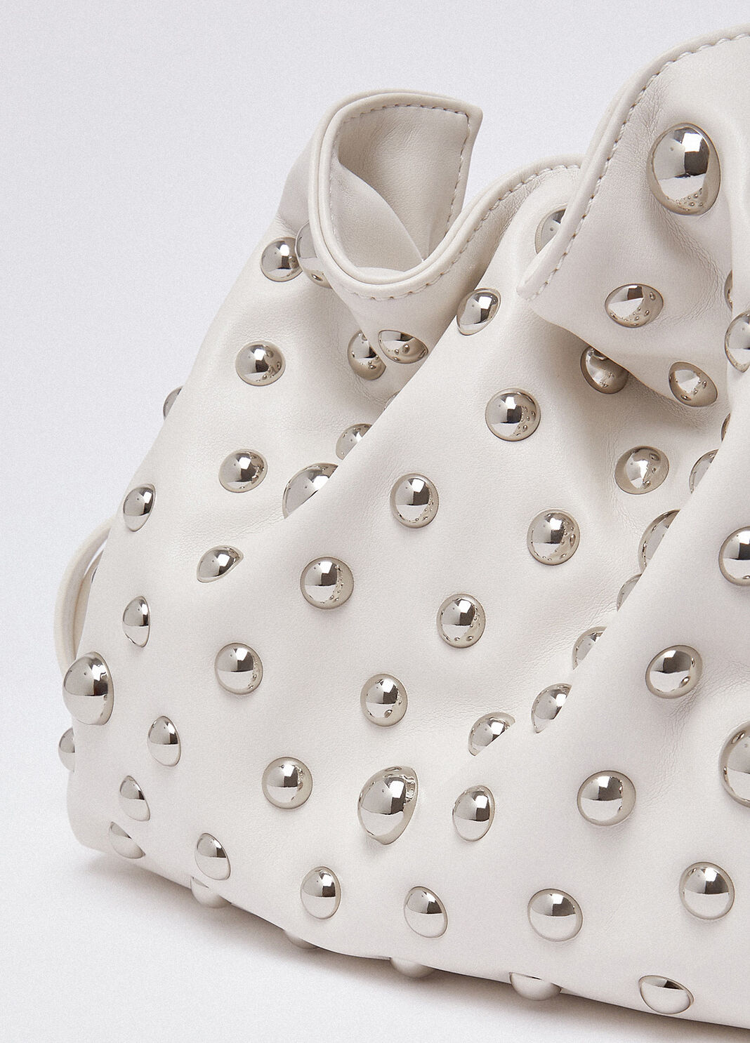 Маленькая сумка Riccy с заклёпками сливочно-белый Liu Jo - large image number 4