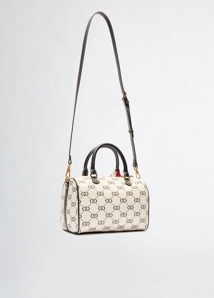 Monogram bag with foulard cream Liu Jo - large image number 3 Monogram bag with foulard cream Liu Jo - large image number 3