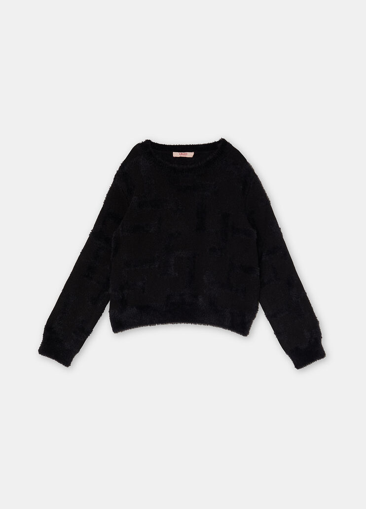 Cotton blend sweater black Liu Jo - large image number 2